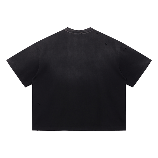 COVN The End Distressed T-Shirt