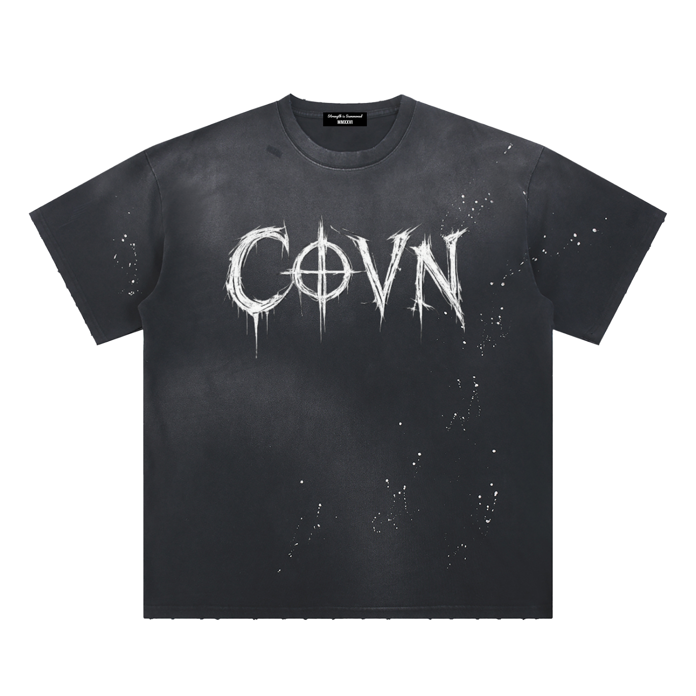 COVN Levitate Paint Splatter T-Shirt
