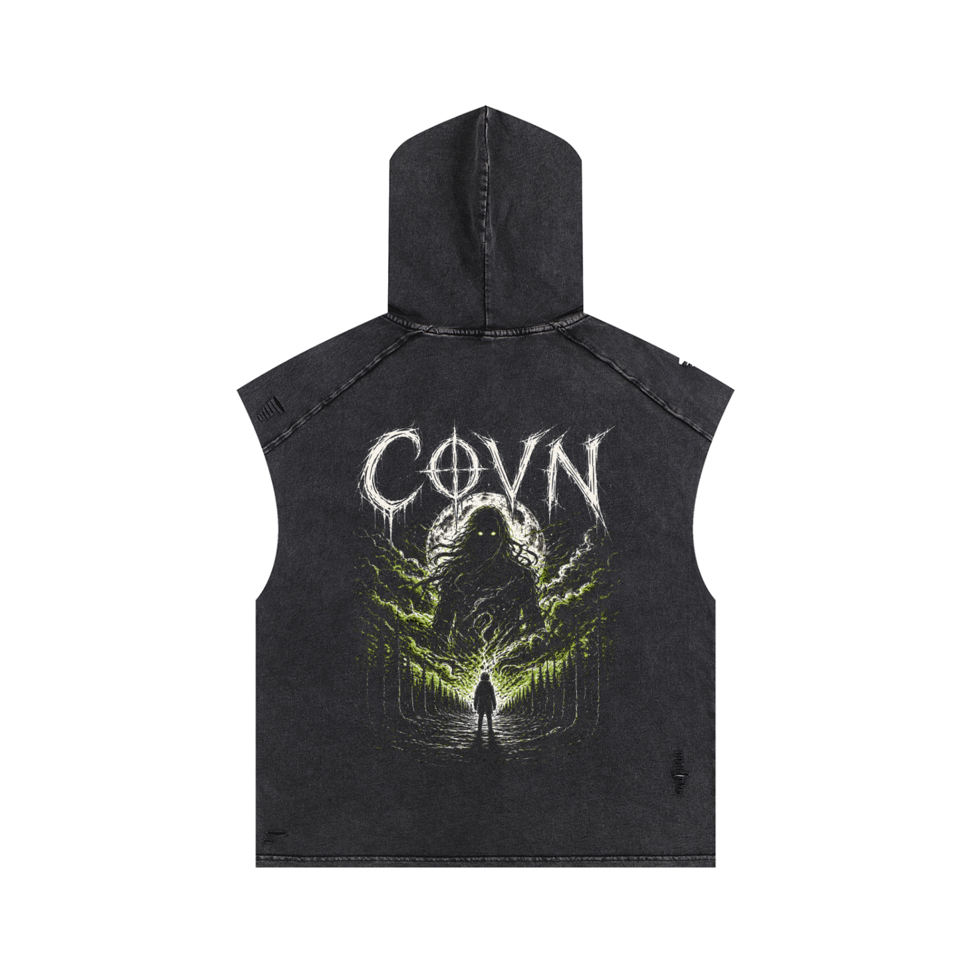COVN The End Cut Off Hoodie