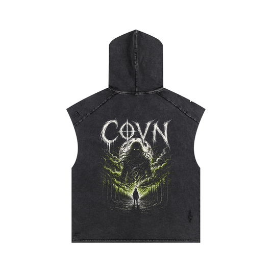 COVN The End Cut Off Hoodie